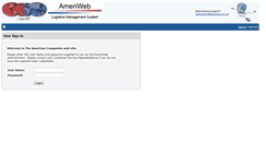 Desktop Screenshot of ameriweb.shipamerican.com