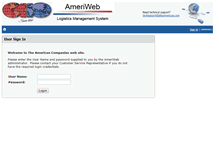Tablet Screenshot of ameriweb.shipamerican.com